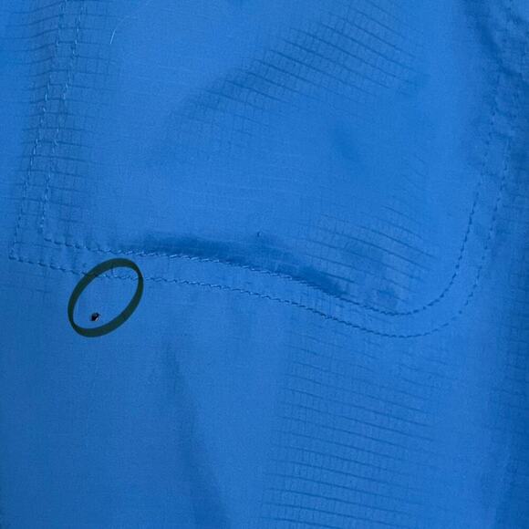 Habit Fishing Shirt Vented Button Up Roll Sleeve UPF 40+ Outdoor Size Large* - Picture 7 of 8